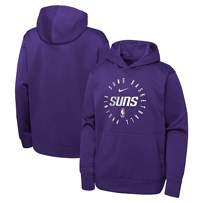 Youth Nike Phoenix Suns Performance Practice Spotlight Pullover Hoodie