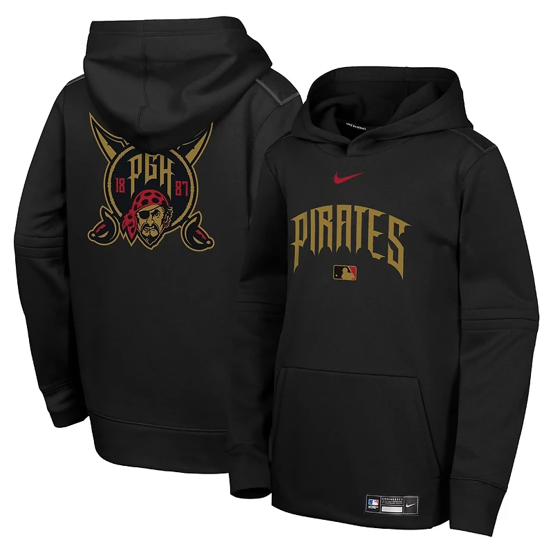 Youth Nike Pittsburgh Pirates 2026 City Connect Authentic Collection Therma-FIT Hoodie