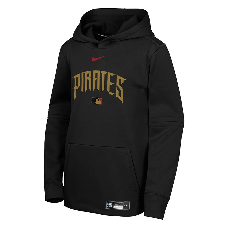 Youth Nike Pittsburgh Pirates 2026 City Connect Authentic Collection Therma-FIT Hoodie