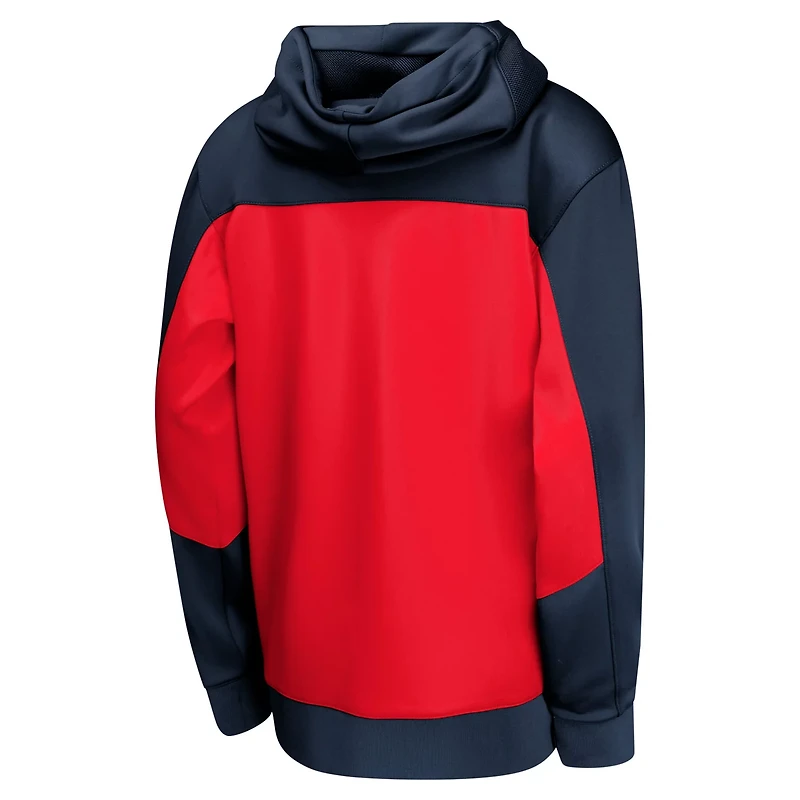 Youth Nike Red Washington Wizards Authentic On-Court Showtime Performance Full-Zip Hoodie