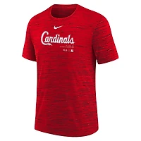 Youth Nike St Louis Cardinals Authentic Collection Practice Performance T-Shirt