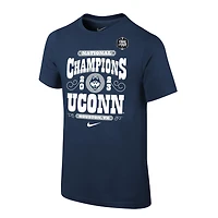 Youth Nike UConn Huskies 2023 NCAA Mens Basketball National Champions Celebration T-Shirt