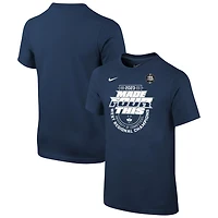 Youth Nike UConn Huskies 2023 NCAA Men's Basketball Tournament March Madness Final Four Regional Champions Locker Room T-Shirt