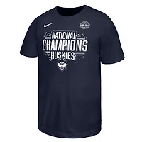 Youth Nike UConn Huskies 2025 NCAA Women's Basketball National Champions Locker Room T-Shirt