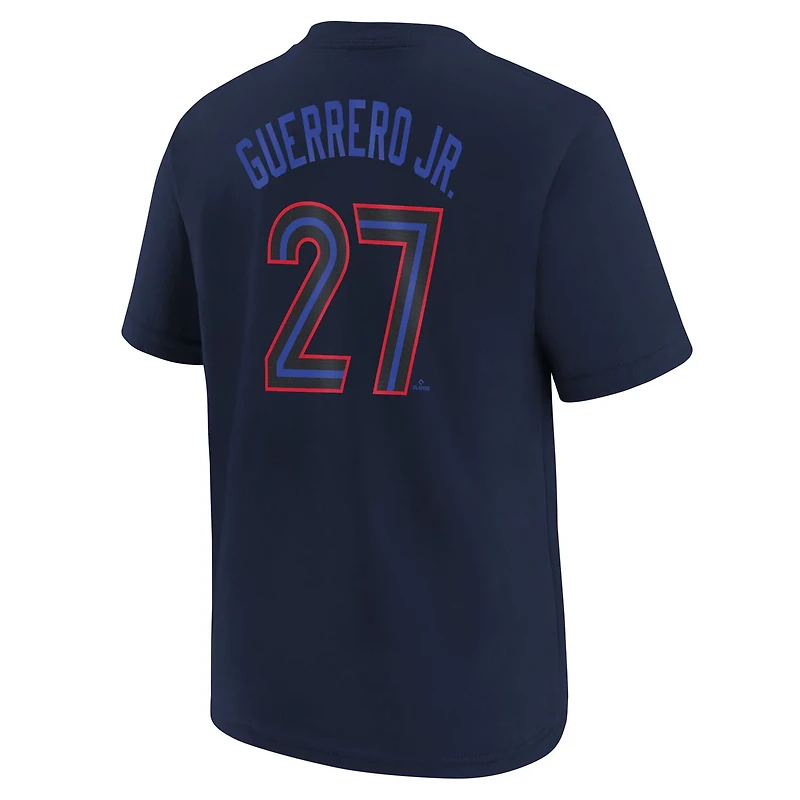 Youth Nike Vladimir Guerrero Jr Toronto Blue Jays 2024 City Connect Name Number T-Shirt