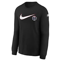 Youth Nike Washington Wizards Swoosh Long Sleeve T-Shirt