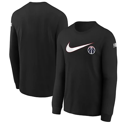 Youth Nike Washington Wizards Swoosh Long Sleeve T-Shirt