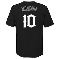 Youth Nike Yoan Moncada Chicago White Sox City Connect Name  Number T-Shirt