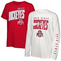 Youth Outerstuff Ohio State Buckeyes The Mix T-Shirt Combo Set