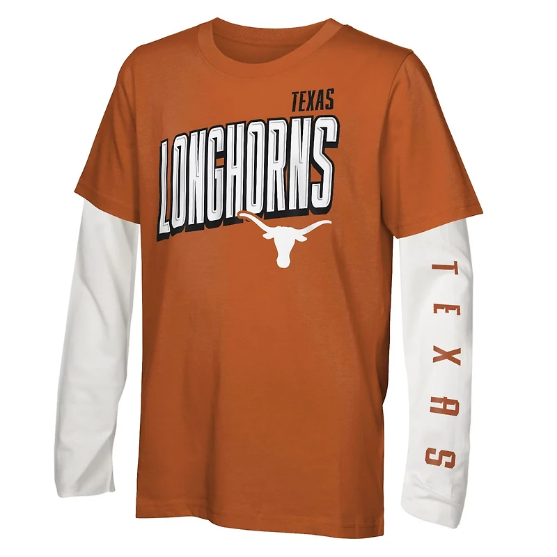 Youth Outerstuff Texas Longhorns The Mix T-Shirt Combo Set