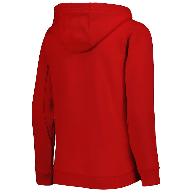 Youth Philadelphia Phillies Wordmark Full-Zip Fleece Hoodie