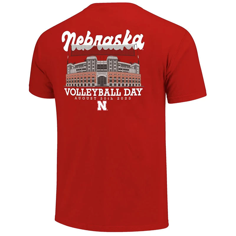 Youth Scarlet Nebraska Huskers 2023 Volleyball Day T-Shirt