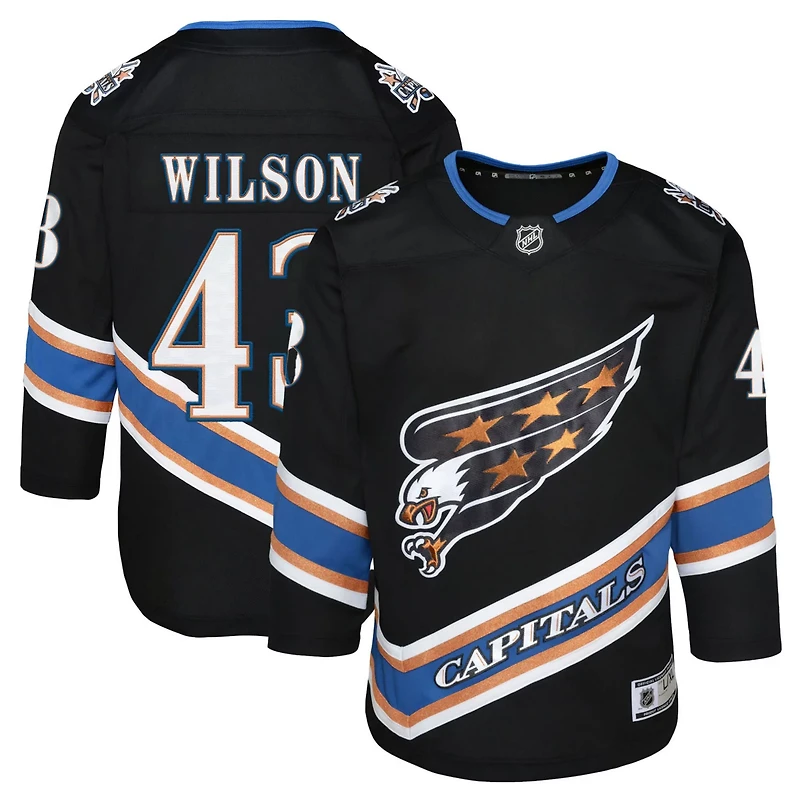 Youth Tom Wilson Washington Capitals Alternate 50th Anniversary Premier Player Jersey