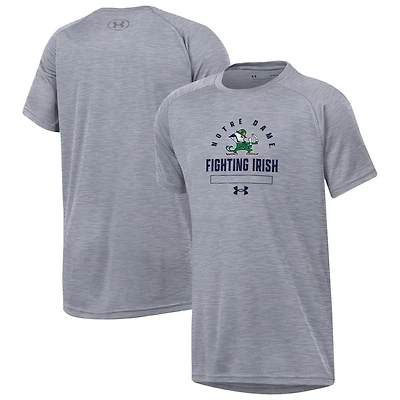 Youth Under Armour Notre Dame Fighting Irish Ultra Soft Rye Tech Performance T-Shirt