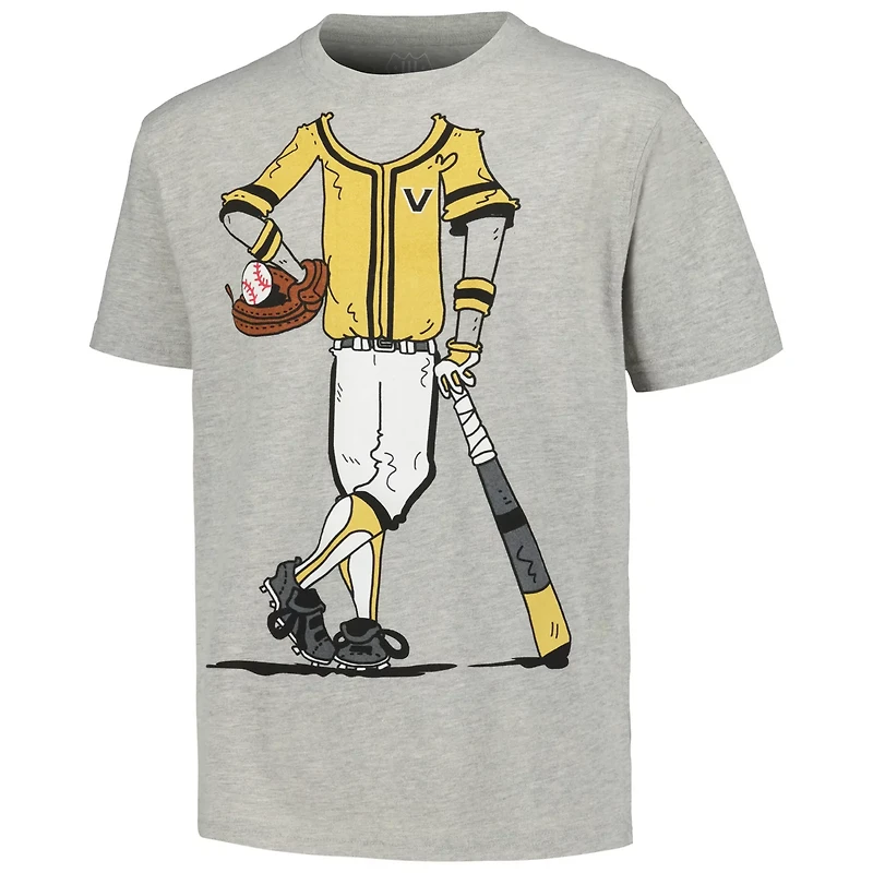 Youth Wes  Willy Vanderbilt Commodores Baseball Player T-Shirt