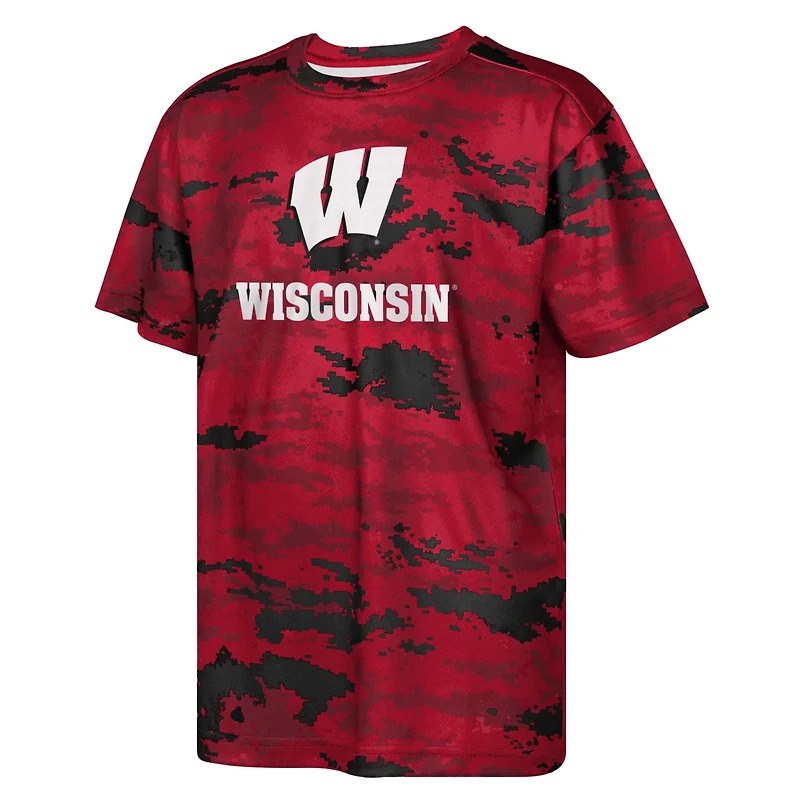 Youth Wisconsin Badgers Scrimmage Sublimated T-Shirt