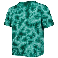ZooZatz Michigan State Spartans Cloud-Dye Cropped T-Shirt