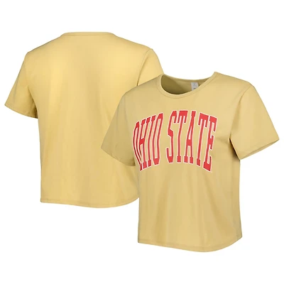 ZooZatz Ohio State Buckeyes Core Fashion Cropped T-Shirt