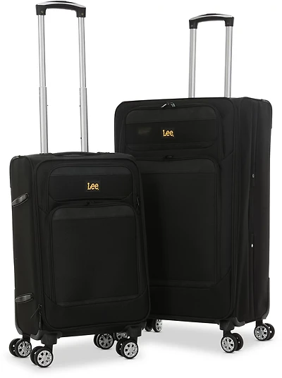 Lee 21-inch and 28-inch Soft Side 2-Piece Rolling Luggage Set