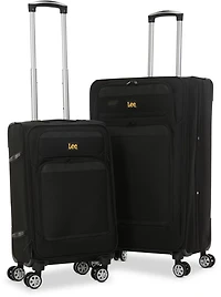 Lee 21-inch and 28-inch Soft Side 2-Piece Rolling Luggage Set