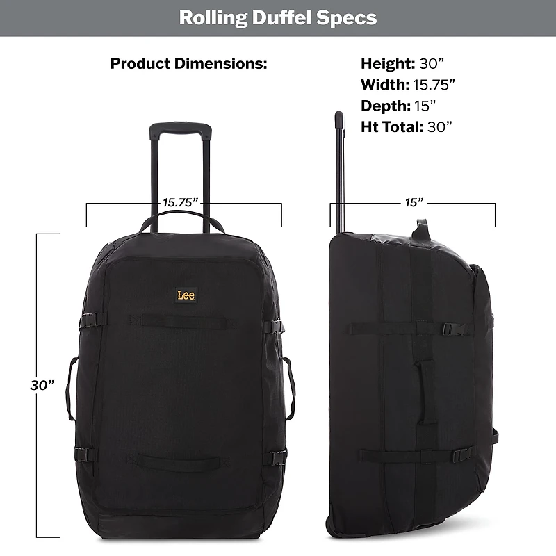 Lee 30 Rolling Duffel Bag