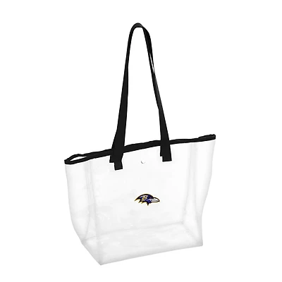 Logo Brands Baltimore Ravens Stadium Clear Tote Bag