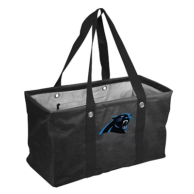 Logo Brands Carolina Panthers Crosshatch Picnic Caddy