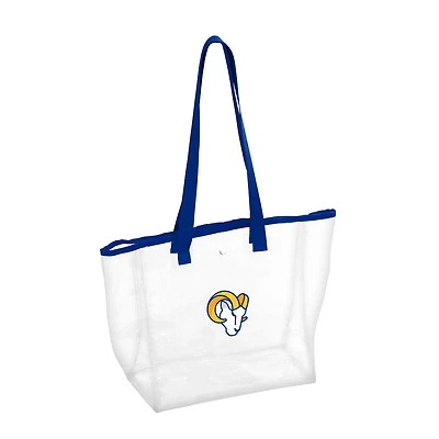 Logo Brands Los Angeles Rams Stadium Clear Tote Bag