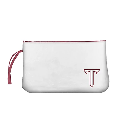Logo Brands Troy University Clear Wristlet