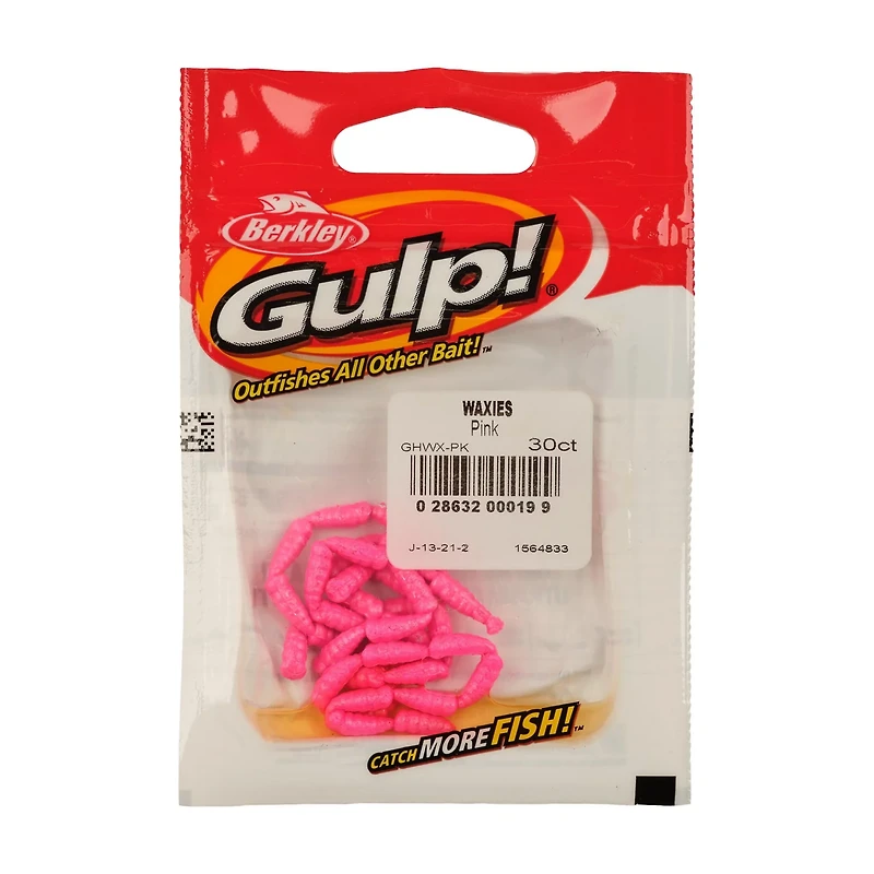 Berkley Gulp 1/2 in Waxies 30-Pack