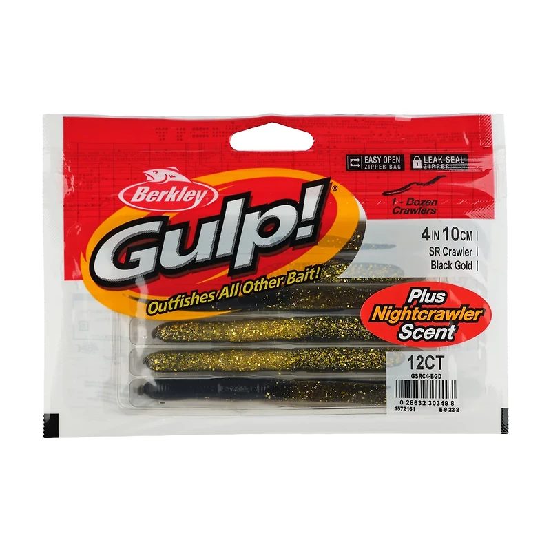 Berkley Gulp! 4in SR Crawler 12-Pack