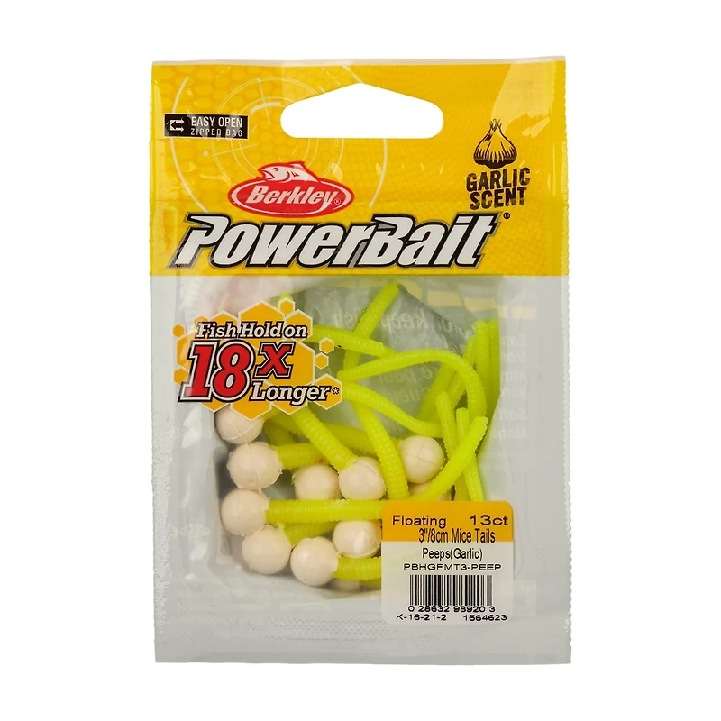 Berkley PowerBait® 3 in Floating Mice Tails 13-Pack
