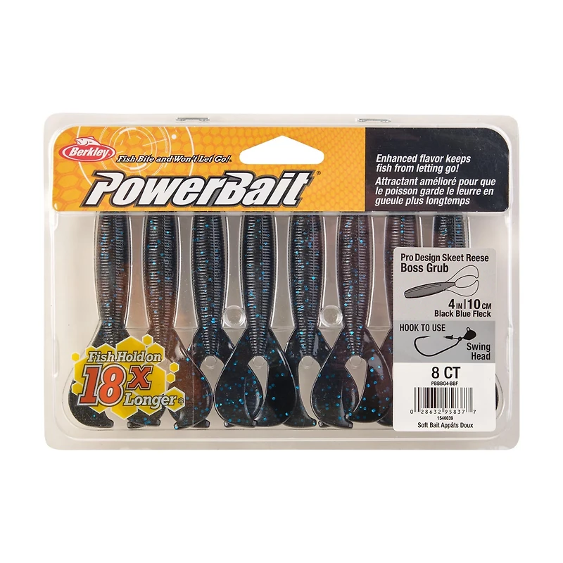 Berkley PowerBait® 4 The Boss Grub Baits 8-Pack