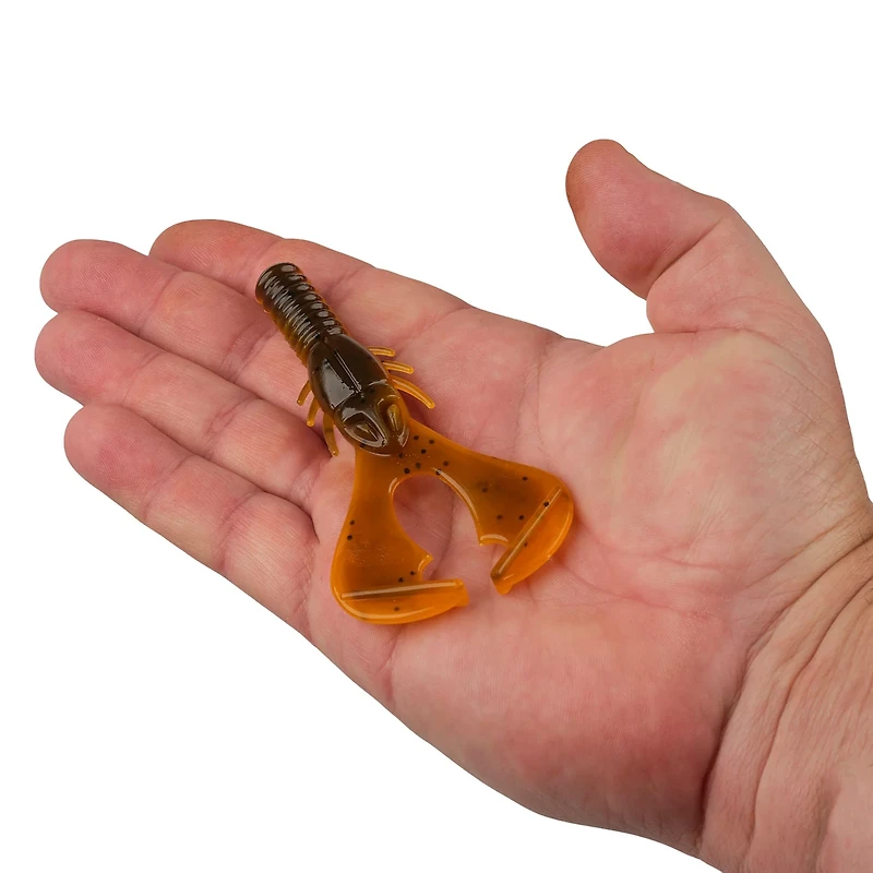 Berkley PowerBait Shape 108 4 Black Blue Fleck Baits 6-Pack