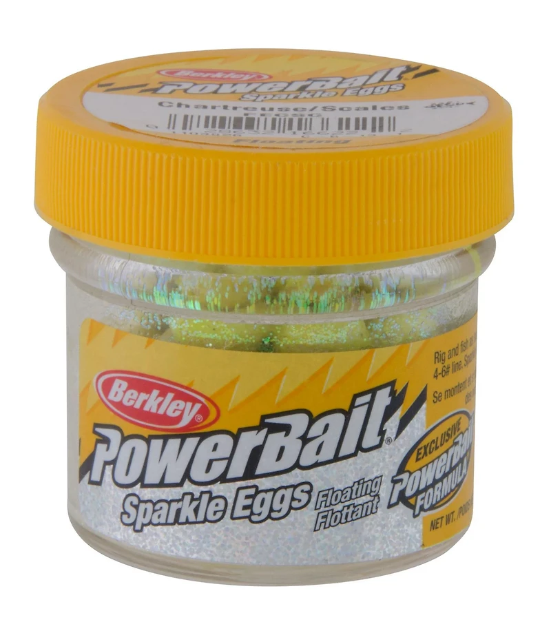 Berkley Sparkle Power Eggs Floating Magnum Soft Bait Small Jar