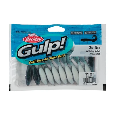 Berkley Gulp! 4 Saltwater Swimming Mullet Baits 10-Pack