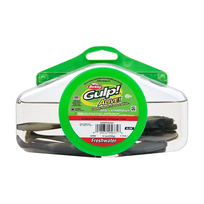 Berkley Gulp Alive Paddleshad Saltwater Soft Bait Half Pint