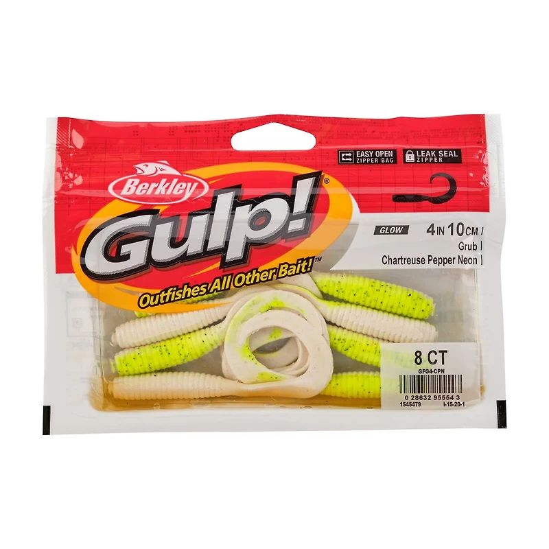 Berkley Gulp Grub 4 8-Pack