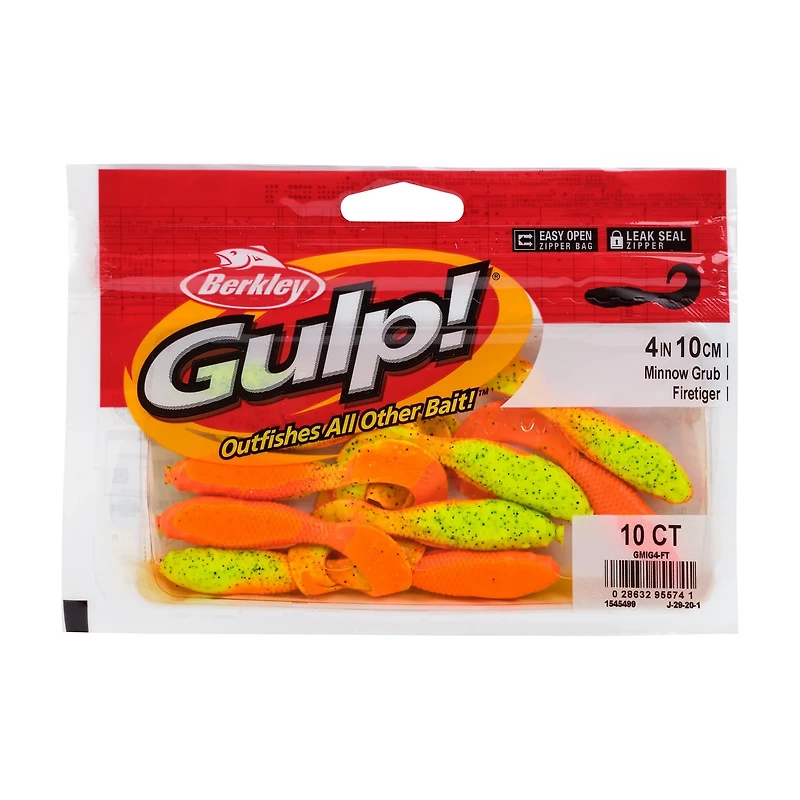 Berkley Gulp Minnow Grub 4 10-Pack