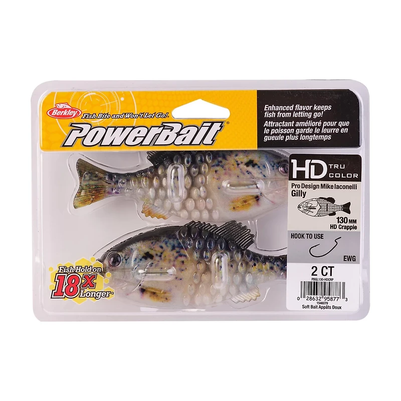 Berkley PowerBait Gilly 5 Soft Bait 2-Pack