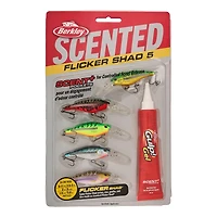 Berkley Scented Flicker Shad Tiger 5-Pack