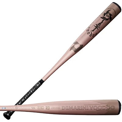 2025 DeMarini Voodoo One Rose Gold BBCOR Baseball Bat -3
