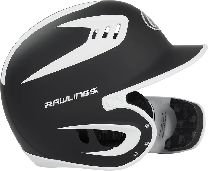 Rawlings Juniors’ R16 2-Tone Helmet with Extension