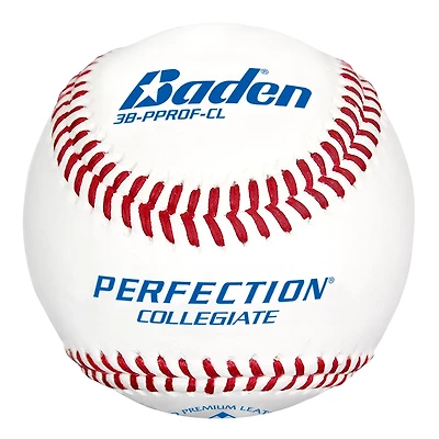 Baden Perfection Collegiate Flat Seam Baseballs 12-Pack