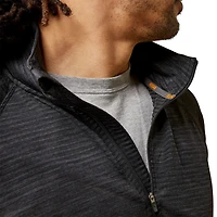 Ariat Men's Rebar Gridwork Baselayer 1/4 Zip Top