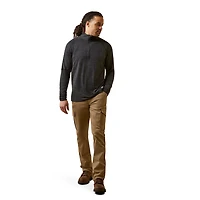 Ariat Men's Rebar Gridwork Baselayer 1/4 Zip Top