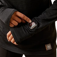 Ariat Women's Rebar Gridwork Baselayer 1/4 Zip Top