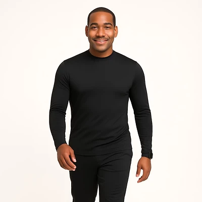 BCG Men's Cold Weather Mock Long Sleeve Top