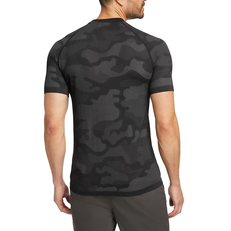 Wolverine Men's Camo Mesh Crewneck Undershirt