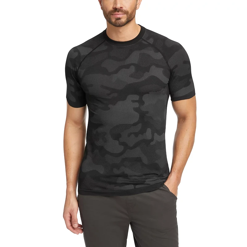 Wolverine Men's Camo Mesh Crewneck Undershirt
